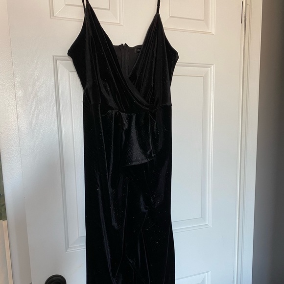 Black sparkle midi dress - Picture 3 of 4